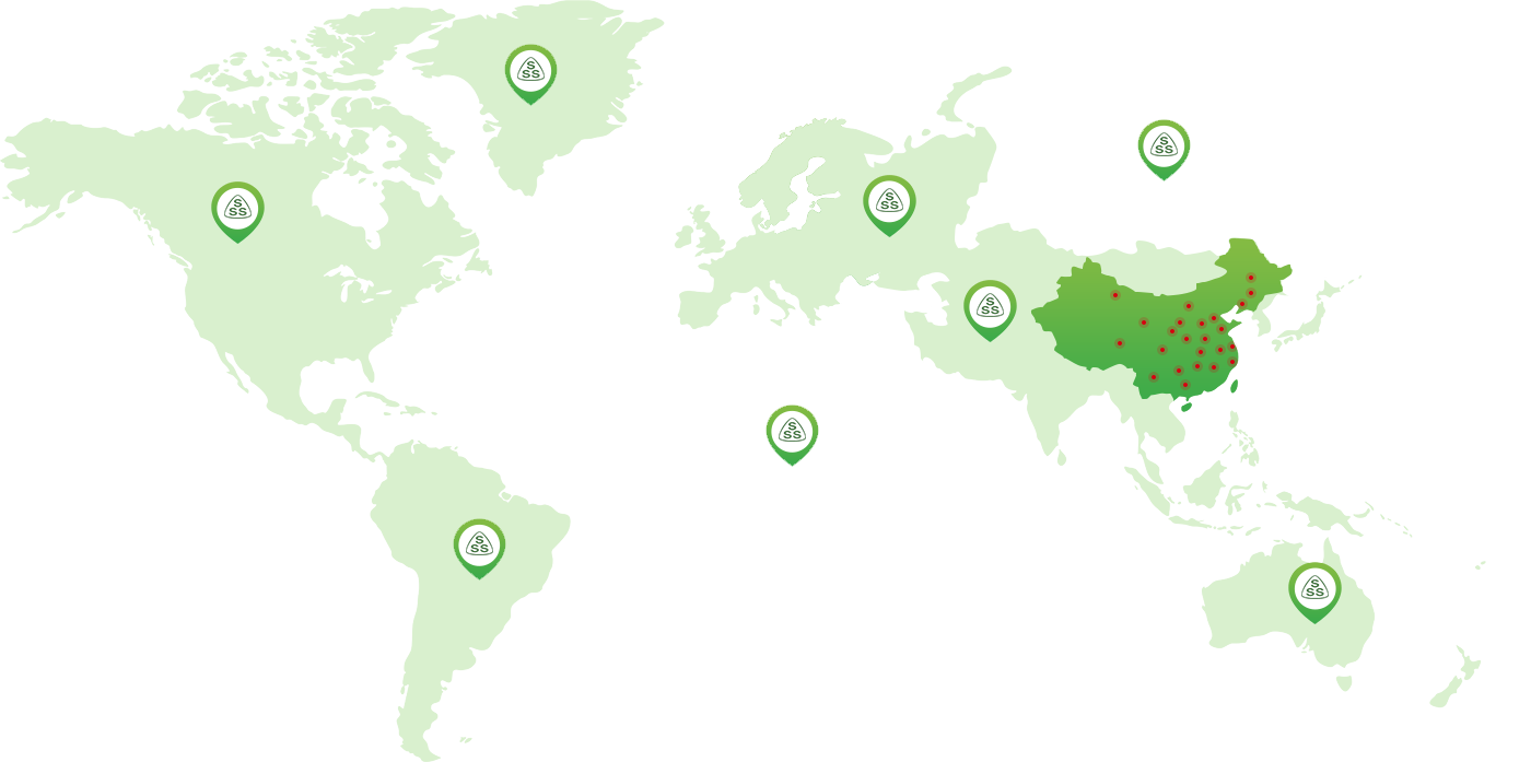 申风全球营销网络地图